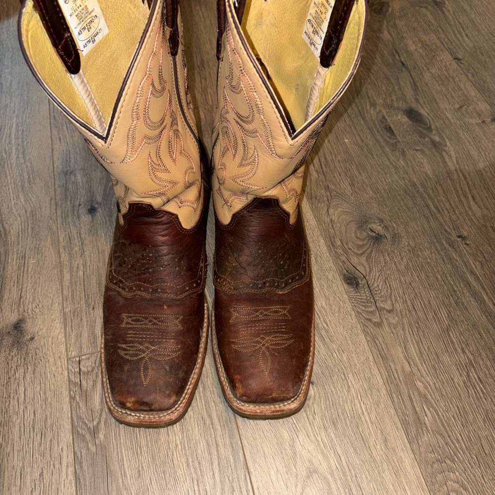 Double H Rich Brown Leather Boots